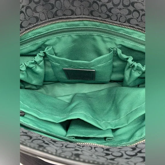 COACH Black Laptop Bag All Over Print - Picture 11 of 15